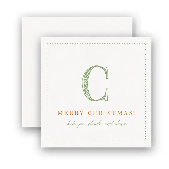 Sketch Style Holiday Enclosure Card