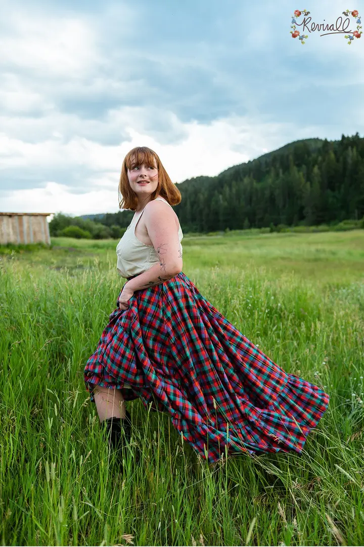 White Bear Skirt in Playday- Medium