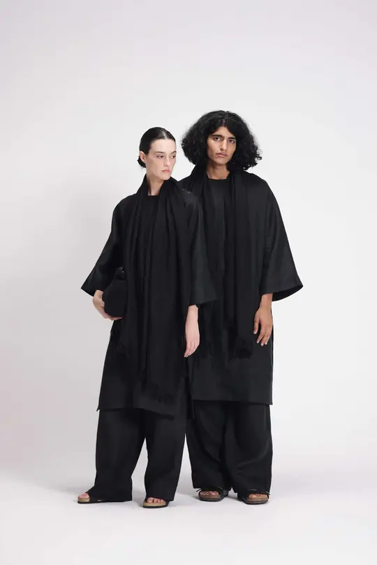 LINEN TUNIC AND PANTS CO-ORD SET