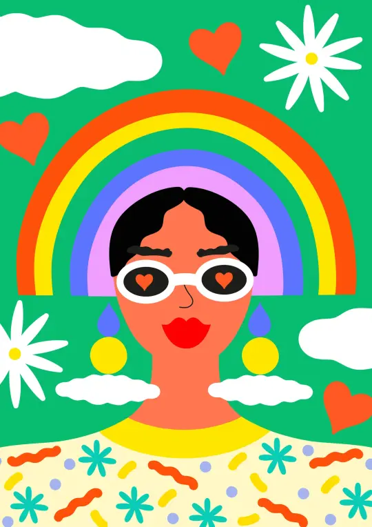 Rainbow Lady