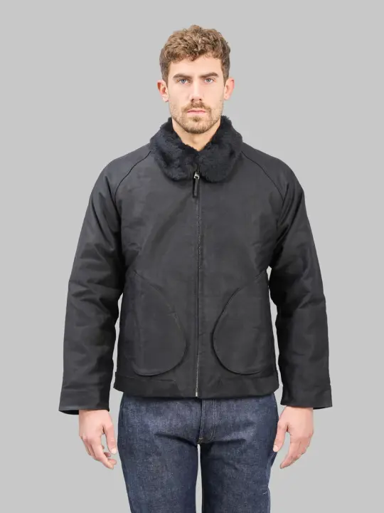 Freenote Cloth Mariner Heavy Jacket Black