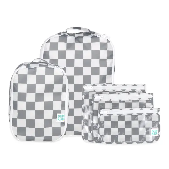 The Outfit Organizer Essential 5-Piece Set: Charcoal Check