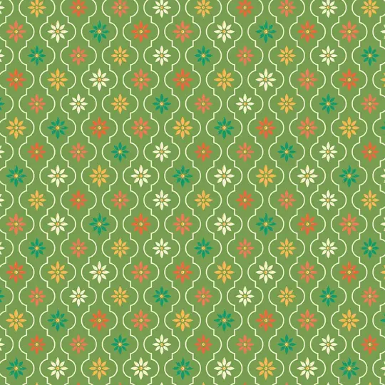 Green Moroccan Tile from Autumn Afternoon