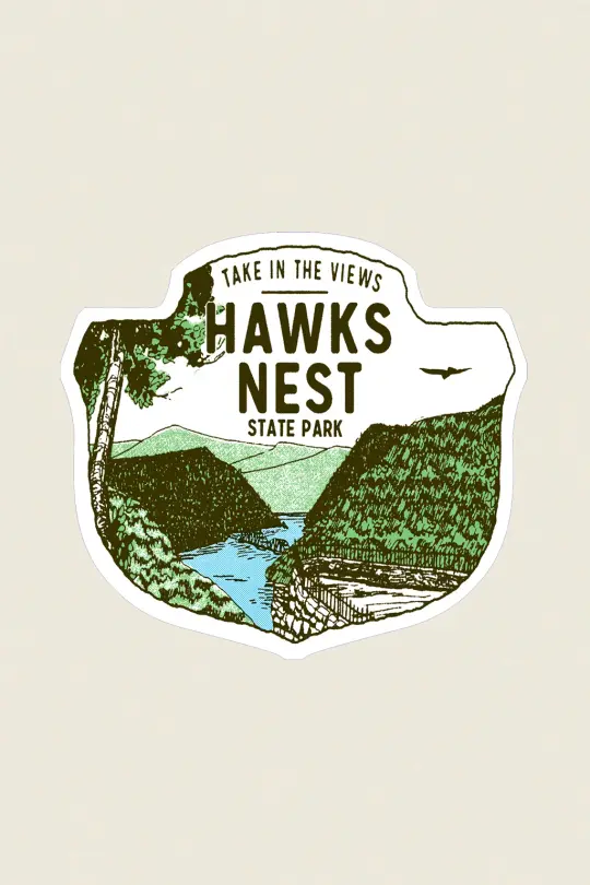 Take in the Views Sticker
