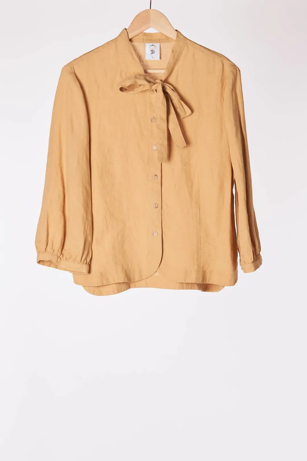 Jasmine Shirt, 3/4 Sleeve, Milk & Honey