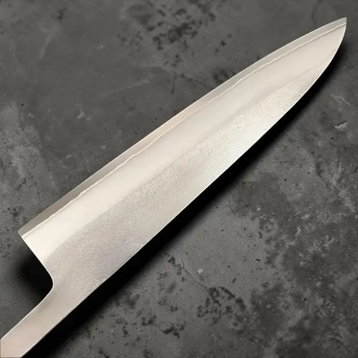 YOSHIKANE Stainless Clad White #2  Nashiji 210mm Gyuto (No Handle)