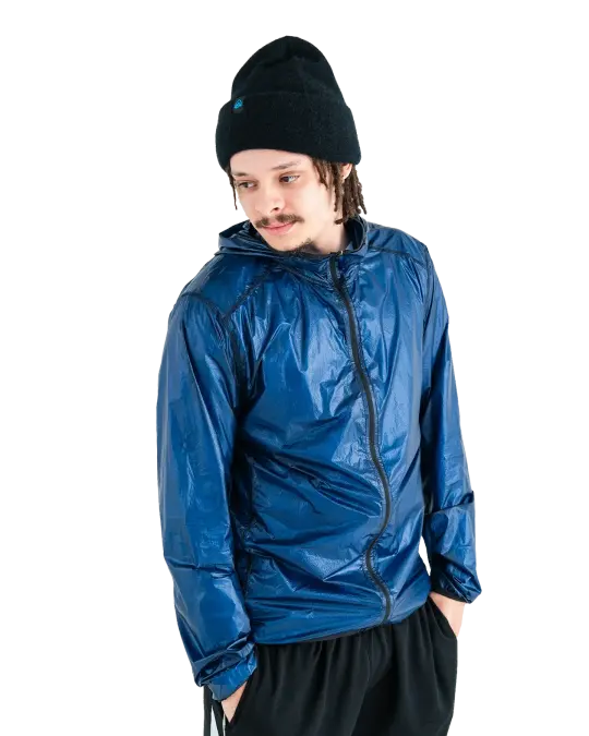 Bargain Men's Ventum Windshell - Navy Blue - Large