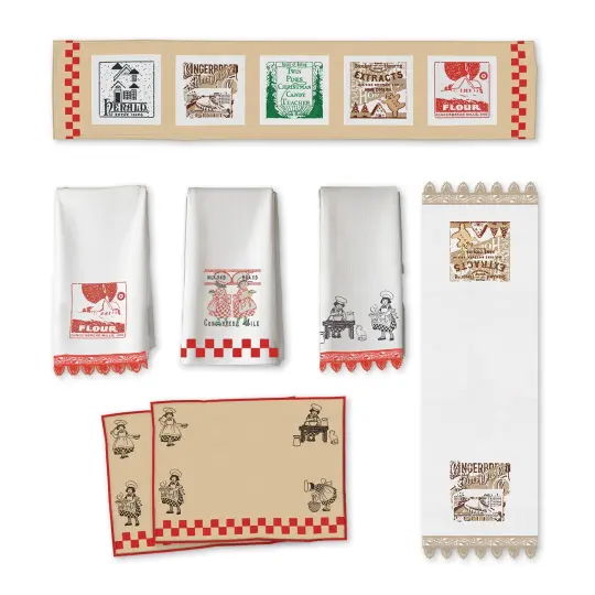 A Taste of Gingerbread Asset Pack by Janet Wecker Frisch - Machine Embroidery