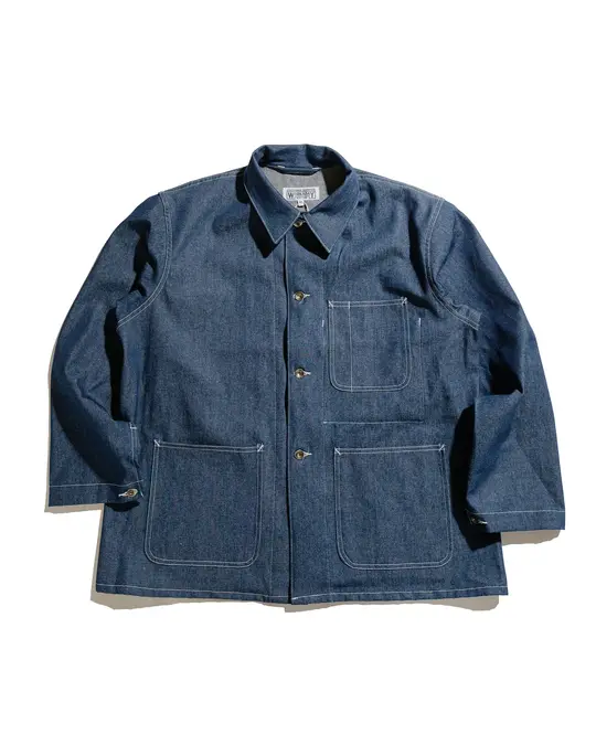 Engineered Garments Workaday Utility Jacket Indigo Industrial 8oz Denim