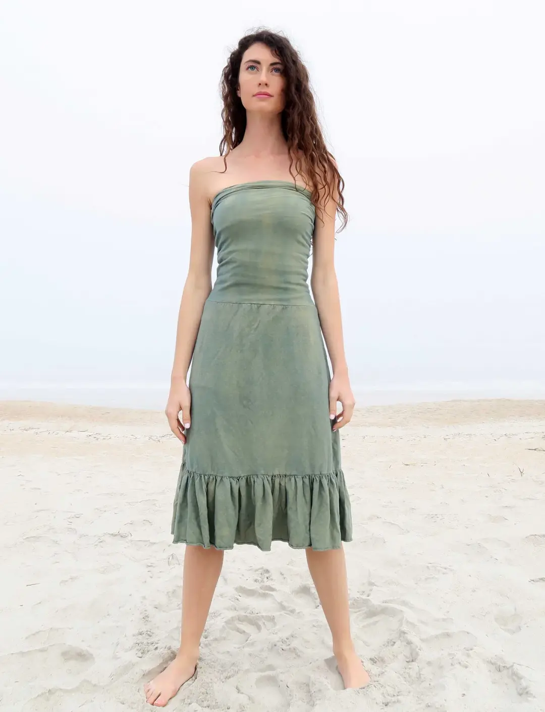 Love Me 2 Times Frontier Simplicity Below Knee Dress