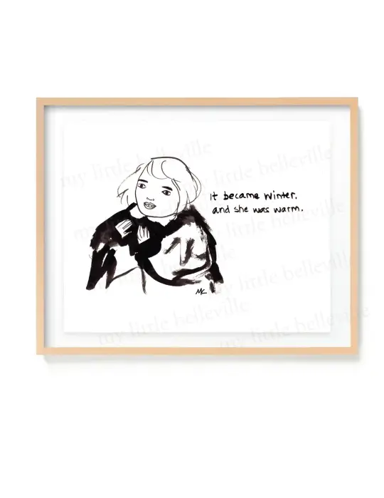 Winter Girl Print 8X10