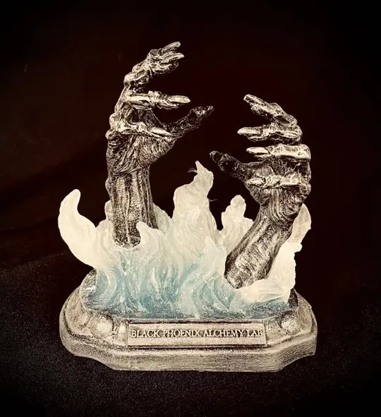 Spectral Hands Statue + Perfume Oil