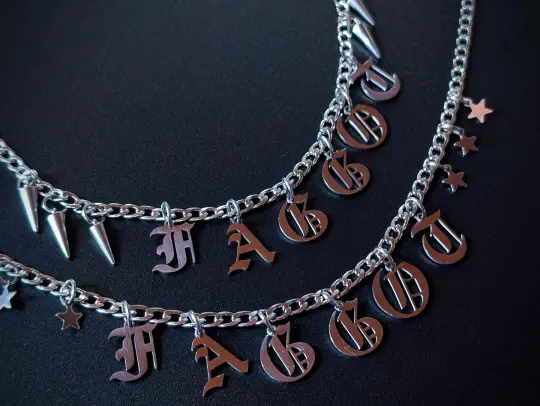 FAGGOT PRIDE NECKLACE