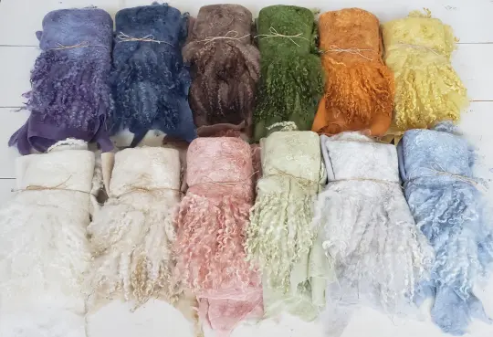 MOST POPULAR Sets: Round Curly Blanket + Merino Silk Layer