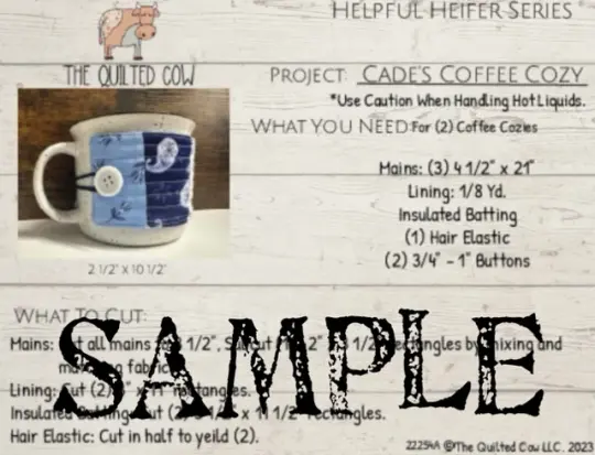 Helpful Heifer Cade's Coffee Cozy