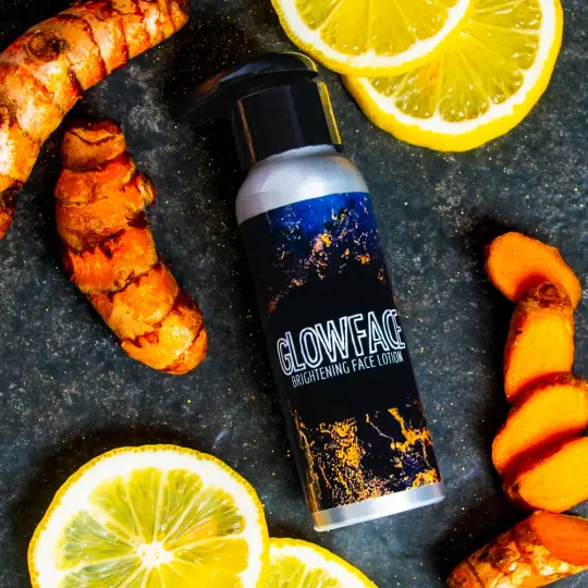 Glowface Turmeric Face Lotion.
