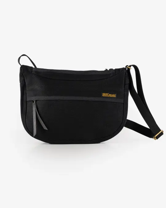 21oz Denim Small Shoulder Bag - Black
