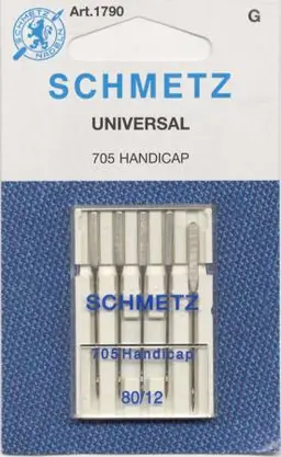 Schmetz Self-Threading Machine Needle Size 80/12 # 1790