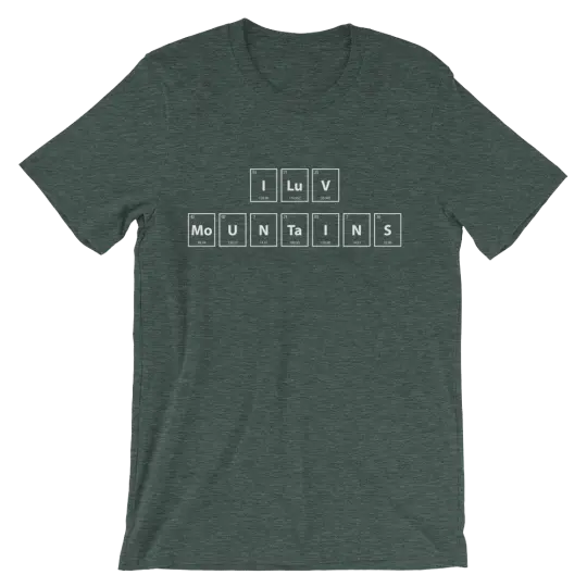Men's I LuV MoUNTaINS Tee - Green