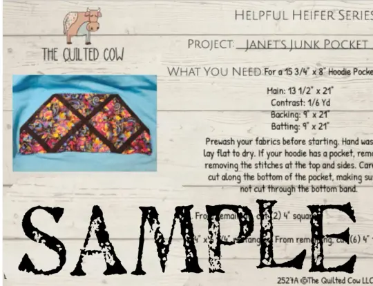 Helpful Heifer Janet's Junk Pocket
