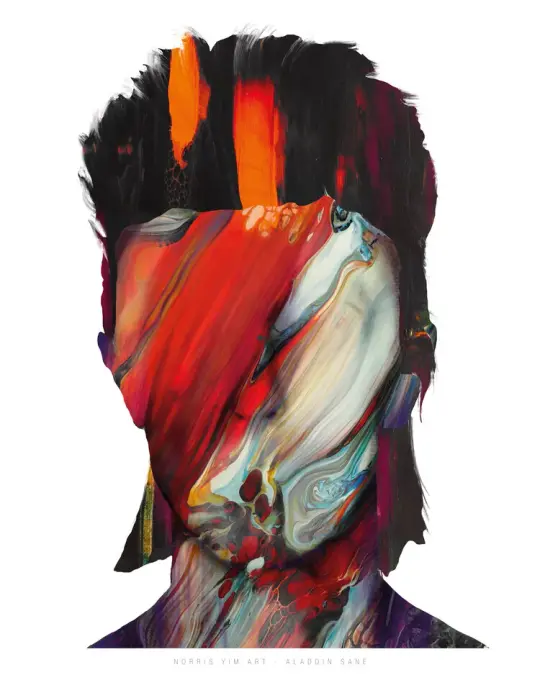 Aladdin Sane by Norris Yim - Limited Edition Print