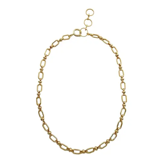 Plain Charm Necklace - Make Your Own: Gold