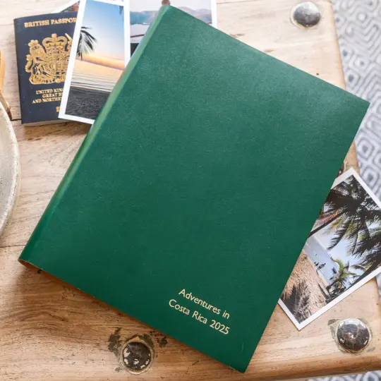 A4 Leather Personalised Photo Album: Superb Gift