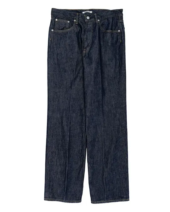 Auralee Hard Twist Denim 5P Pants Indigo