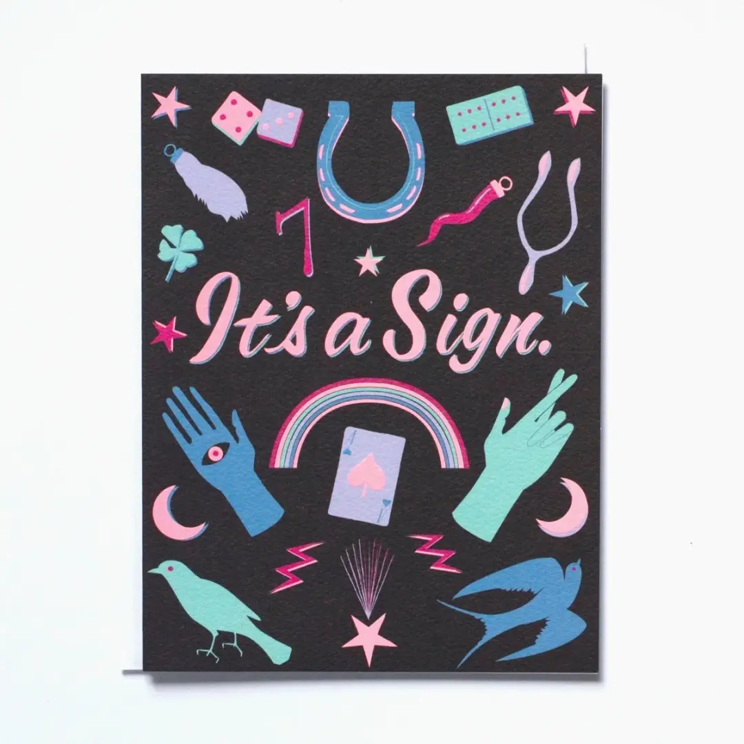 "It's a Sign" Notecard