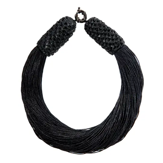 Black "Tropics" Neckpiece