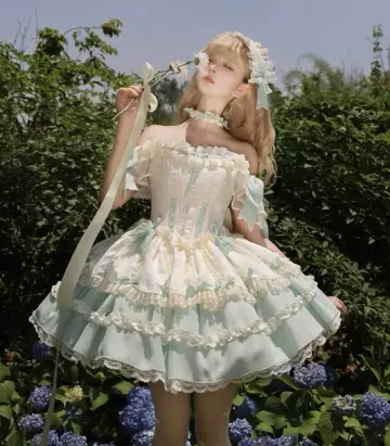 Cute Mint Green Homecoming Dress A-Line Off-the-shoulder Lace Hem Corset Mini Birthday Dress RS718