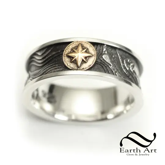 The Wanderer Ring - Sterling and Bronze