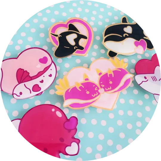 RETIRING: Finpinshop x Umvvelt Heart Phone Grips