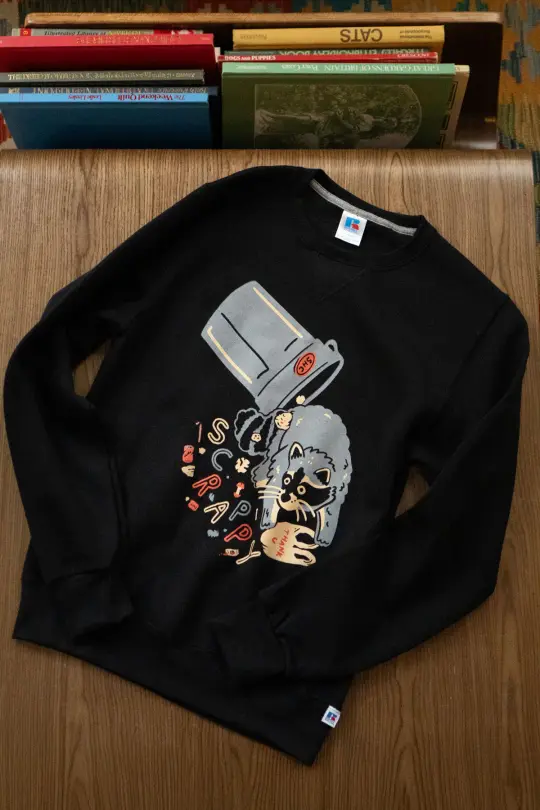 Scrappy Raccoon (Trash) Sweatshirt