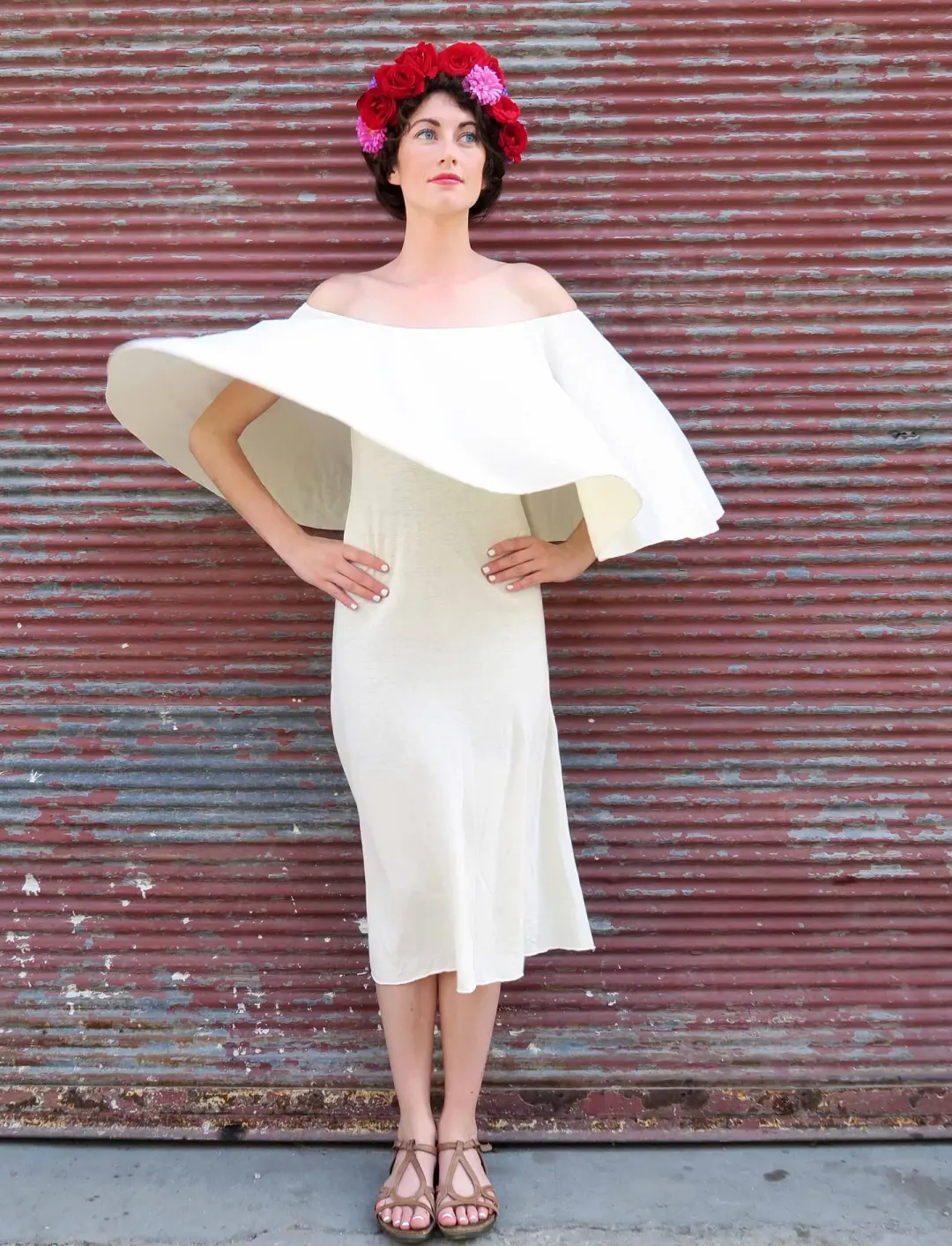 Frida Simplicity Below Knee Dress