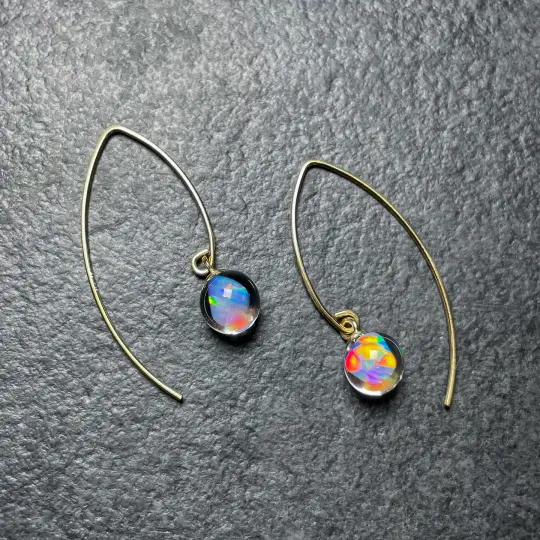 Opal Drop Dangles