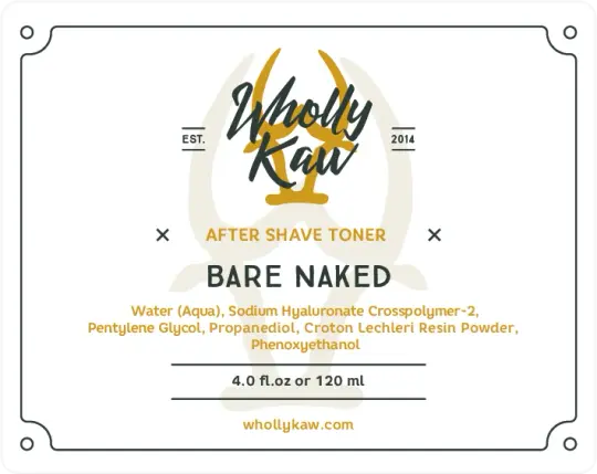Bare Naked Unscented After Shave Toner