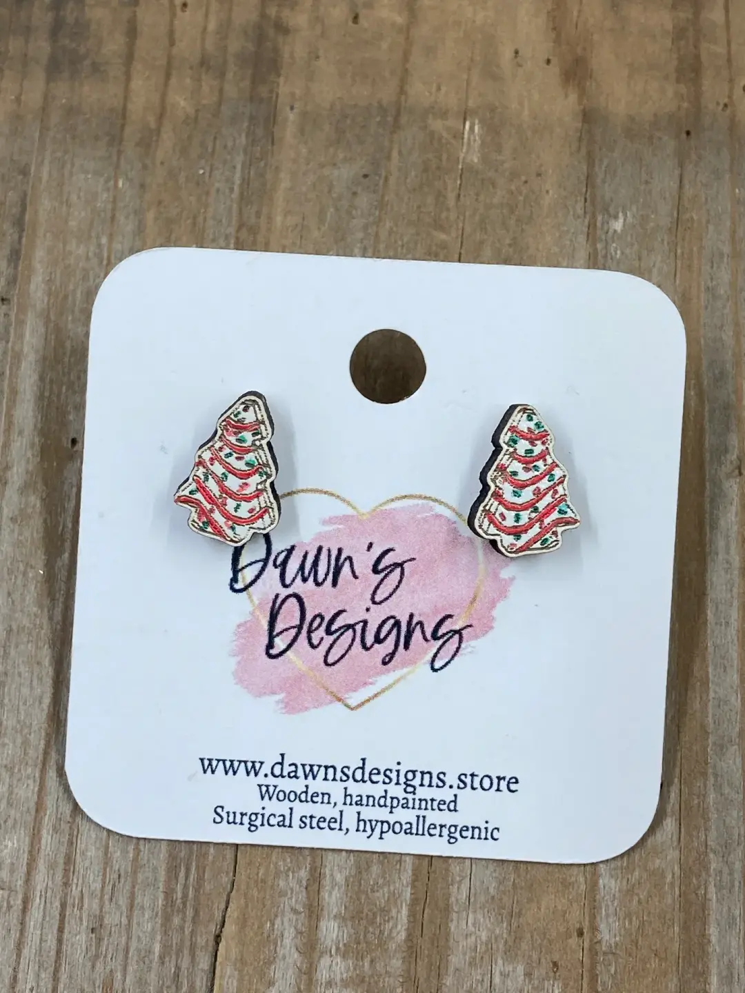 Christmas Cake Stud