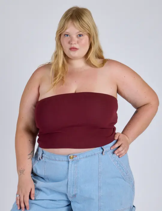 Tube Top - Red Wine *FINAL SALE*