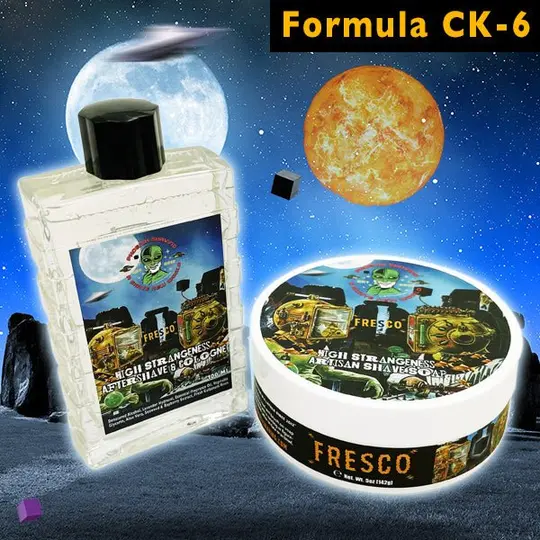 Fresco Artisan Shaving Soap & Aftershave Bundle Deal | Ultra Premium CK-6 Formula