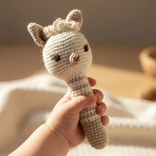 Baby Alpaca Grasp Toy