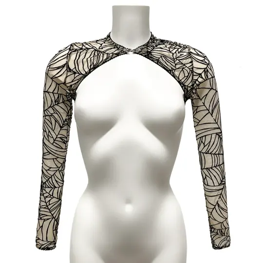 SPIDERWEB BOLERO (NUDE)