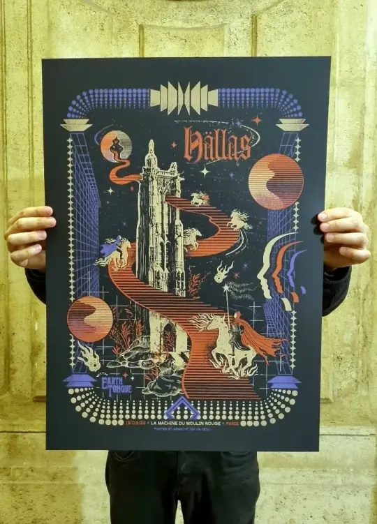 HÄLLAS (Gigposter Paris 2026)