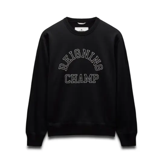 Midweight Terry Arch Logo Standard Crewneck