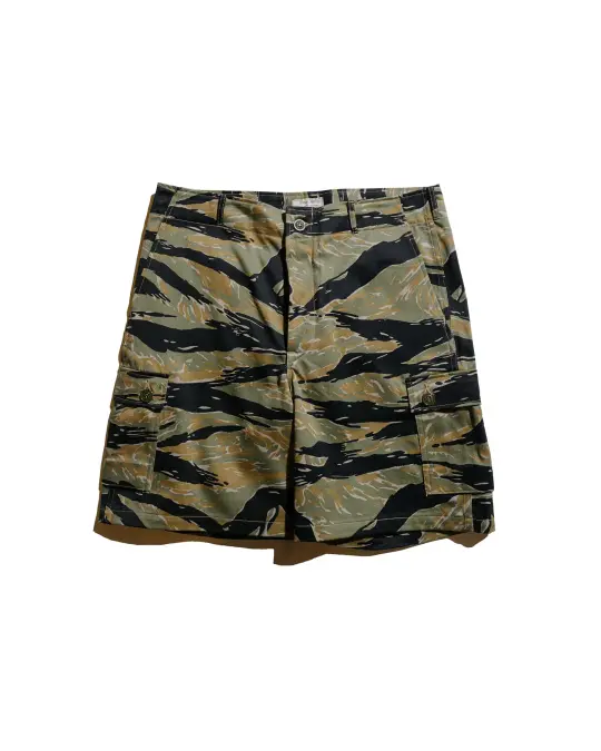 The Real McCoy's MP25004 Tiger Camouflage Shorts / Tadpole Green