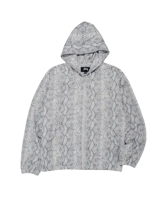 Stüssy Athletic Mesh Zip Hood Snake