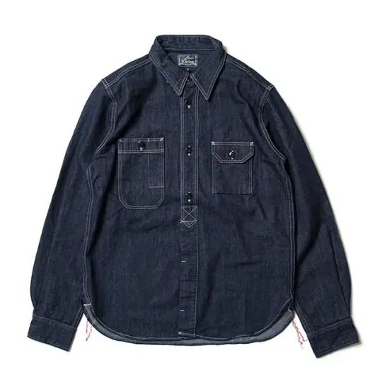 Denim Long Sleeve Work Shirt [5333B]