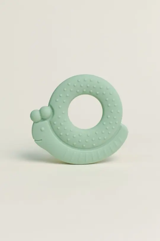 Green Snail Teething Toy