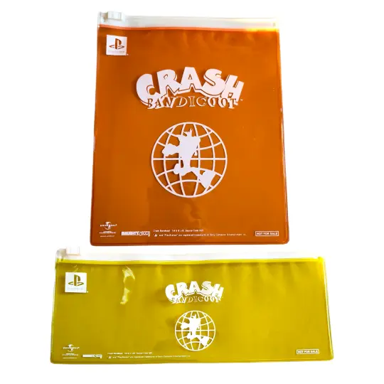 crash bandicoot vinyl pouch