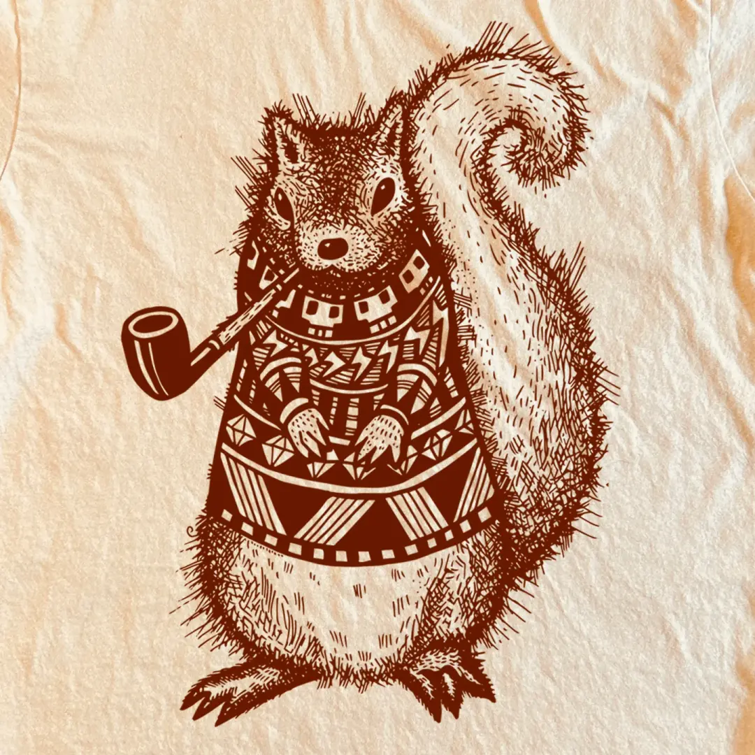 PRETENTIOUS SQUIRREL TEE